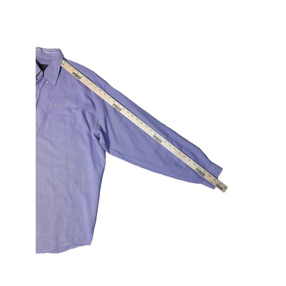 Ted Baker Long Sleeve Button Down Dress Shirt Size Five Purple Check - Picture 5 of 9